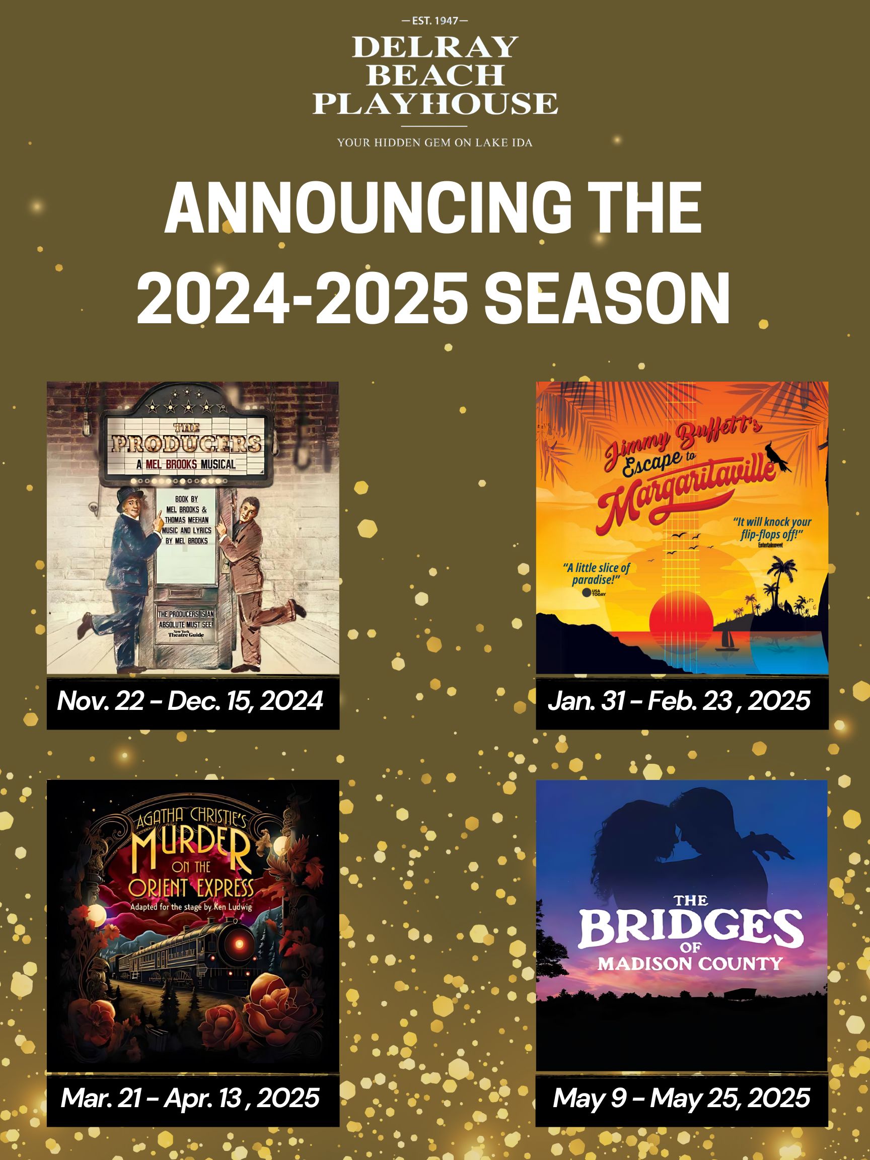 The Delray Beach Playhouse Announces its 20242025 Season! South