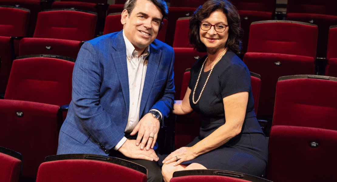 William Hayes & Sue Ellen Beryl, co-founders of Palm Beach Dramaworks, are receiving the prestigious George Abbott Award for Outstanding Achievement in the Arts. (Photo Credit: Curtis Brown Photography)